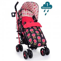 Cosatto Supa 3 Stroller with Bumper Bar, Fairy Garden Daisy