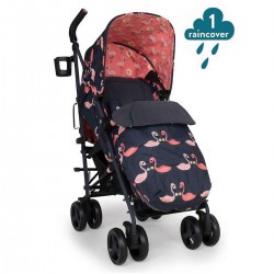 Cosatto Supa 3 Stroller with Bumper Bar, Pretty Flamingo