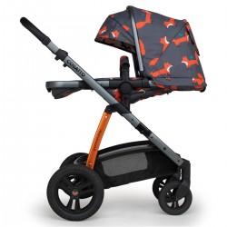 Cosatto Wow 2 Pram and Pushchair, Charcoal Mister Fox
