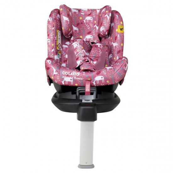 Cosatto All In All Rotate Group 0+,1,2,3 Isofix Car Seat, Unicorn Garden