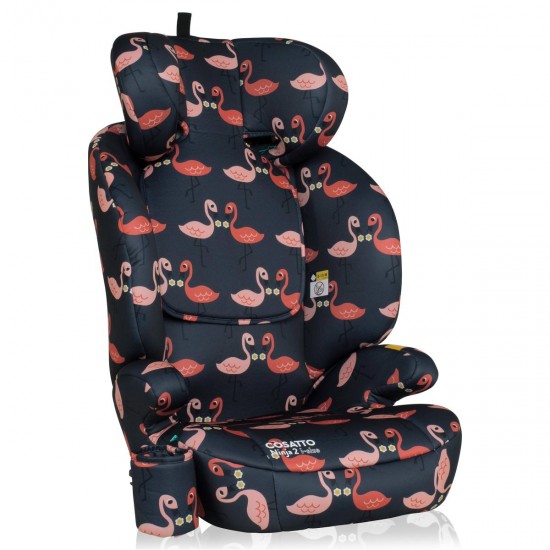 Cosatto Ninja 2 i-size Group 2,3 Car Seat, Pretty Flamingo 