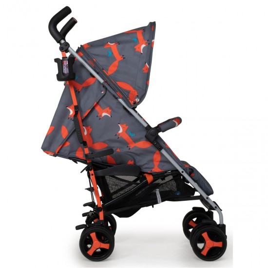 Cosatto Supa 3 Stroller with Bumper Bar, Charcoal Mister Fox