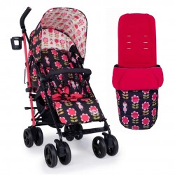 Cosatto Supa 3 Stroller with Bumper Bar, Fairy Garden Daisy