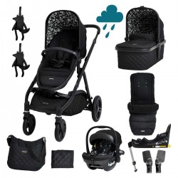 Cosatto Wow XL Everything Acorn i-Size Travel System Bundle, Silhouette