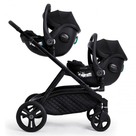 Cosatto Wow XL Twin Travel System Bundle, Silhouette