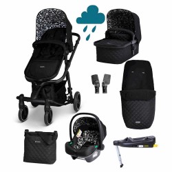 Cosatto Giggle Trail i-Size 3 in 1 Everything Travel System Bundle, Silhouette