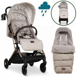 Cosatto Woosh 4 Whisper Stroller + Ultimate Footmuff