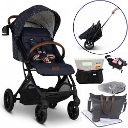 Cosatto Woosh Trail Stroller, Doodle Days + FREE Changing Bag & Buggy Organiser