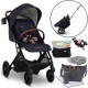 Cosatto Woosh Trail Stroller, Doodle Days + FREE Changing Bag & Buggy Organiser - 2025 BLACK FRIDAY DEAL