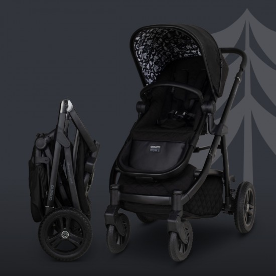 Cosatto Wow 3 Pram and Pushchair, Silhouette