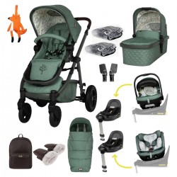 Cosatto Wow 3 Rotating All Stage Duo Base All Seasons Family Bundle, Meadow Cosatto Wow 3 Rotating All Stage Duo Base All Seasons Family Bundle, Meadow
