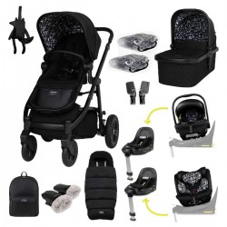 Cosatto Wow 3 Rotating All Stage Duo Base All Seasons Family Bundle, Silhouette Cosatto Wow 3 Rotating All Stage Duo Base All Seasons Family Bundle, Silhouette