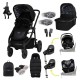 Cosatto Wow 3 Rotating All Stage Duo Base All Seasons Family Bundle, Silhouette Cosatto Wow 3 Rotating All Stage Duo Base All Seasons Family Bundle, Silhouette