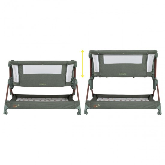 Cosatto Close To Me Folding Bedside Crib - Hoglet