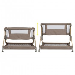 Cosatto Close To Me Folding Bedside Crib - Lollop