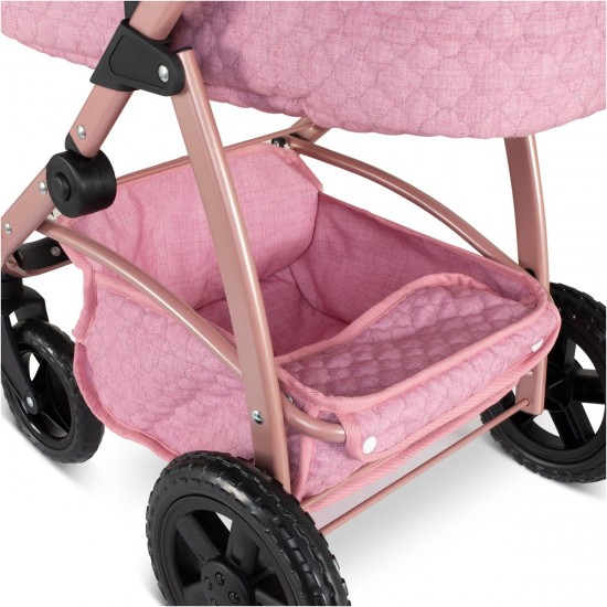 Cosatto Wow 3 in 1 Dolls Pram and Car Seat Travel System Bundle, Camille Cosatto Wow 3 in 1 Dolls Pram and Car Seat Travel System Bundle, Camille
