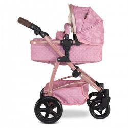 Cosatto Wow 3 in 1 Dolls Pram and Car Seat Travel System Bundle, Camille