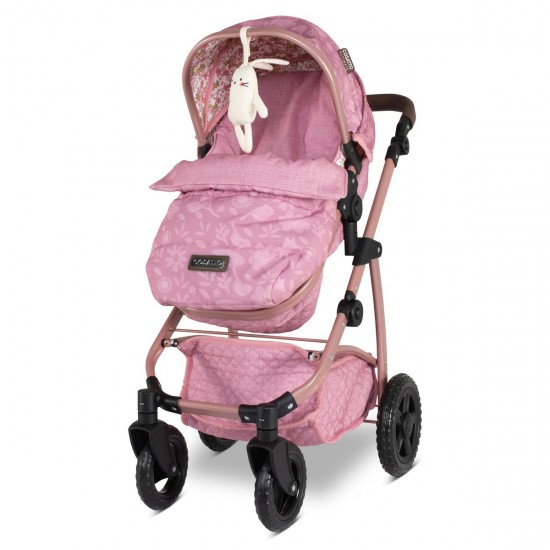 Cosatto Wow 3 in 1 Dolls Pram and Car Seat Travel System Bundle, Camille Cosatto Wow 3 in 1 Dolls Pram and Car Seat Travel System Bundle, Camille