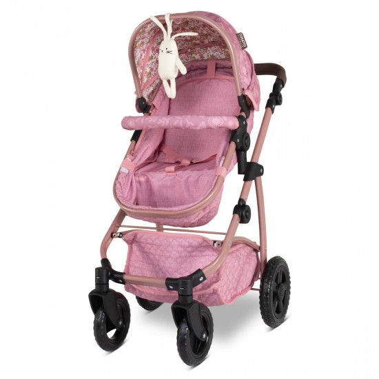 Cosatto Wow 3 in 1 Dolls Pram and Car Seat Travel System Bundle, Camille Cosatto Wow 3 in 1 Dolls Pram and Car Seat Travel System Bundle, Camille