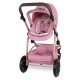 Cosatto Wow 3 in 1 Dolls Pram and Car Seat Travel System Bundle, Camille Cosatto Wow 3 in 1 Dolls Pram and Car Seat Travel System Bundle, Camille
