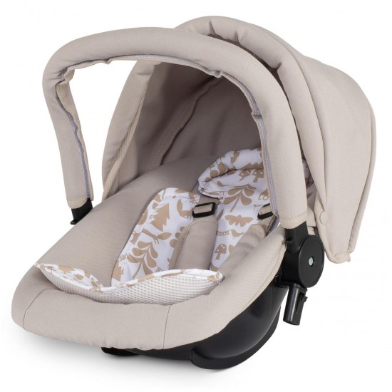 Cosatto Wow 3 in 1 Dolls Pram and Car Seat Travel System Bundle, Whisper Cosatto Wow 3 in 1 Dolls Pram and Car Seat Travel System Bundle, Whisper
