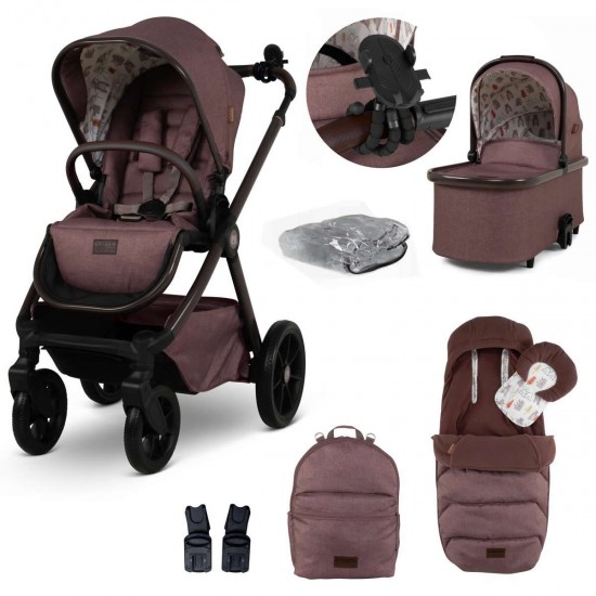 Cosatto Giggle 4 Special Edition Pram & Accessory Bundle, Bear Hug