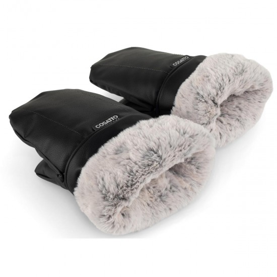 Cosatto Ultimate Heated Rechargable Snuggle Pram Mitts, Black