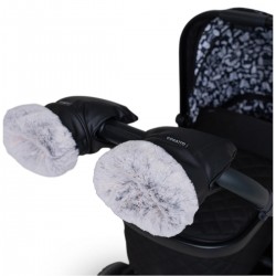 Cosatto Ultimate Heated Rechargable Snuggle Pram Mitts, Black