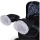 Cosatto Ultimate Heated Rechargable Snuggle Pram Mitts, Black