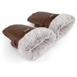 Cosatto Ultimate Heated Rechargable Snuggle Pram Mitts, Tan