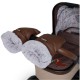 Cosatto Ultimate Heated Rechargable Snuggle Pram Mitts, Tan