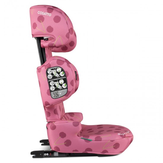Cosatto Ninja i-Go R129 Travel Car Seat, Cherry Pie Cosatto Ninja i-Go R129 Travel Car Seat, Cherry Pie