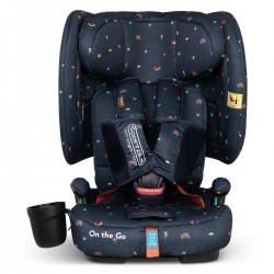 Cosatto On The Go i-Size Travel Car Seat with Carry Bag, Doodle Days