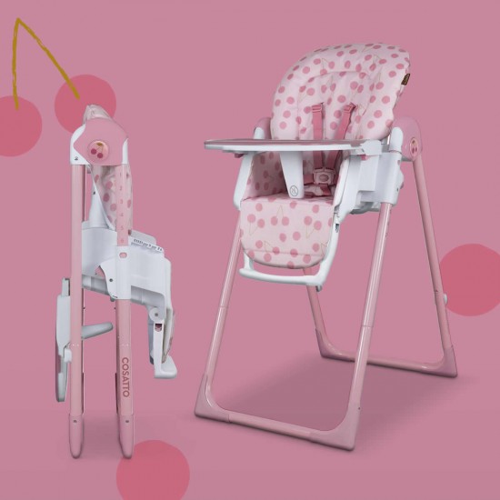 Cosatto Pip 0+ Highchair, Cherry Pie Cosatto Pip 0+ Highchair, Cherry Pie
