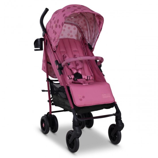 Cosatto Supa Lite Stroller with Raincover, Cherry Pie