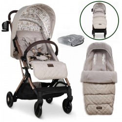 Cosatto Woosh 4 Whisper Stroller + Ultimate Footmuff