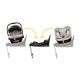 Cosatto Wow 3 Rotating All Stage Family Bundle, Whisper Cosatto Wow 3 Rotating All Stage Family Bundle, Whisper