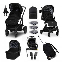 Cosatto Wow 3 Rotating Everything Summer Stroller Bundle, Silhouette
