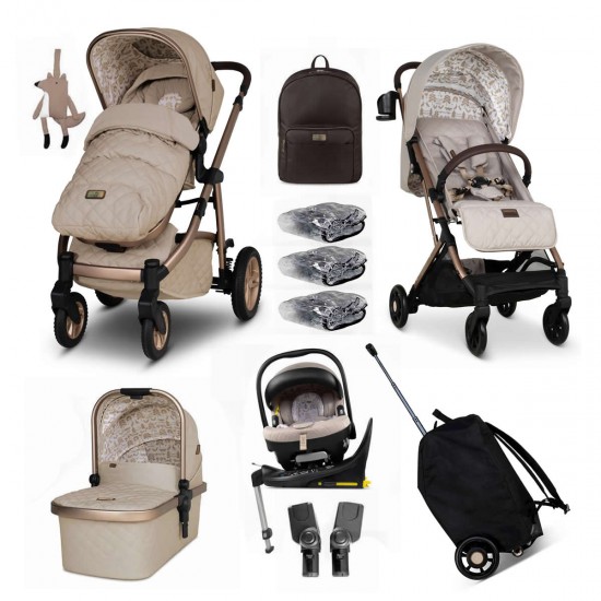 Cosatto Wow 3 Rotating Everything Summer Stroller Bundle, Whisper Cosatto Wow 3 Rotating Everything Summer Stroller Bundle, Whisper