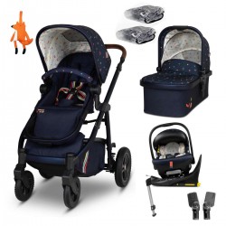 Cosatto Wow 3 Rotate Car Seat Bundle, Doodle Days