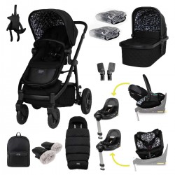 Cosatto Wow 3 All Stage Family Rotate & Recline 2 Base Bundle, Silhouette