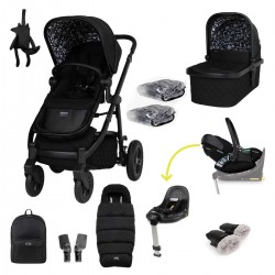 Cosatto Wow 3 Rotate & Recline Cozy Bundle, Silhouette