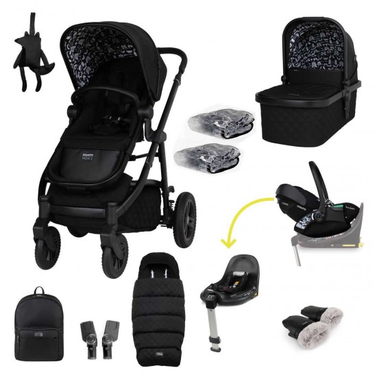 Cosatto Wow 3 Rotate & Recline Cozy Bundle, Silhouette