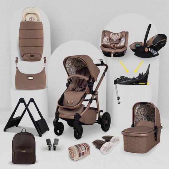 Cosatto Wow 3 Special Edition All Stage Family Rotate & Recline 2 Base Mega Bundle, Tiger Tale