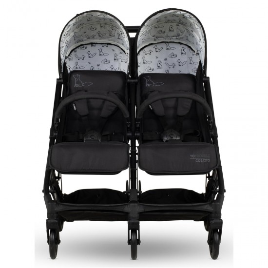 Cosatto Yo Double Twin Stroller, Foxed