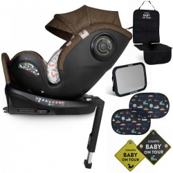 Cosatto All in All Ultra Rotate i-Size Car Seat, Foxford Hall + FOC Car Seat Accessory Pack