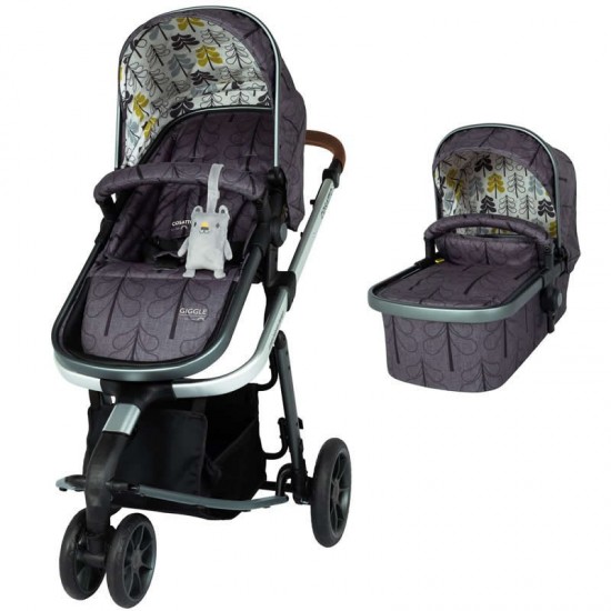 Cosatto Giggle 3, 3 in 1 Travel System Bundle + Isofix Base, Fika Forest