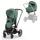 Cybex Priam Pushchair + Lux Carrycot, Leaf Green