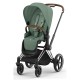 Cybex Priam Pushchair + Lux Carrycot, Leaf Green