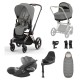 Cybex Priam + Carrycot + Cloud T Isofix Travel System, Mirage Grey